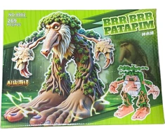 Konstruktorius Brainrots stiliaus 269 dėtalių ( brr brr patapim )
