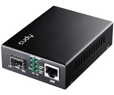 Optinis keitiklis Cudy MC220P (SFP 1.25G, RJ45 PoE, 1000Mbps, full-duplex)