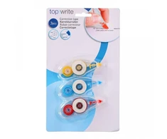 Topwrite – korektorius juostoje, 3 vnt.