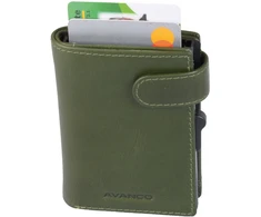 Kortelių dėklas AVANCO 484-45-94 RFID - Alyvuogių žalia