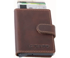Kortelių dėklas AVANCO 487-36-08 RFID - Rudas