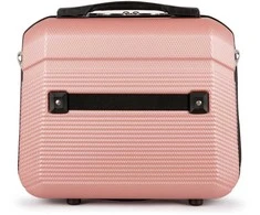 Kosmetikos kelioninis dėklas ABS STL945 rožinis