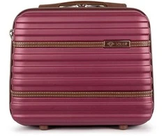 Kosmetikos kelioninis dėklas ABS STL957 bordo spalvos