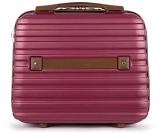 Kosmetikos kelioninis dėklas ABS STL957 bordo spalvos