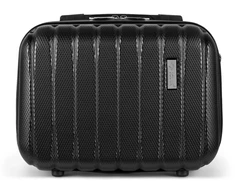 Kelioninis Kosmetinis kelionių lagaminas XS | ABS STL902 - Juodas