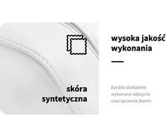 Kosmetologinis krėslas 557G su dviem padėklais, baltas