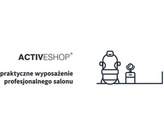 Kosmetologinis krėslas 557G su dviem padėklais, baltas