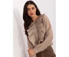 Koszula-IT-KS-28990.05P-smėlio spalva