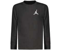 KOSZULKA JORDAN Z DŁUGIM RĘKAWEM DLA DZIECI, Juoda