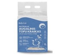 Kraikas katėms TOFU augalinis, pienelio kvapo 6L / 2,5Kg.