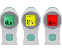Kraujospūdžio matuoklis Bekontaktis infraraudonųjų spindulių termometras Beper P303MED001, 4,1 × 4,4 × 15,3 cm