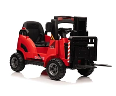 Lean Cars Vienvietis vaikiškas elektromobilis Forklift WH101, raudonas