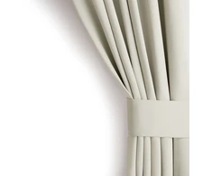 Kreminė užuolaida su sutraukimu AmeliaHome 285 × 240 cm
