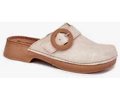 Kreminės basutės su kulnu Step in style
