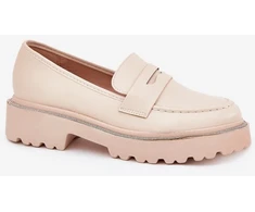 Kreminės mokasinai su masyviu padu Step in style