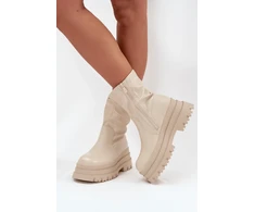 Kreminės spalvos aulinukai Step in style