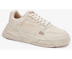 Kreminės spalvos sportbačiai Step in style