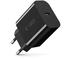 „Tech-Protect NC20W USB-C“ 1 prievado PD20W sieninis įkroviklis - Juodas