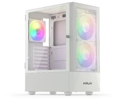 Ausinės KRUX Vako Baltas RGB Korpusas
