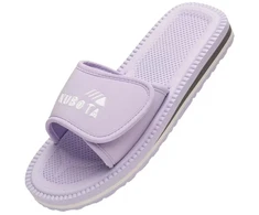 Kubota Klasikinės šlepetės su Velcro pastelės violetinės K25SS-100-001-10-1