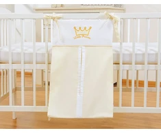 Kūdikio krepšys kreminės spalvos Little Prince/Princess