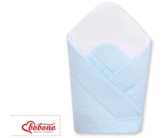 Kūdikio lizdelis su sutvirtinimu, mėlynas su širdelėmis