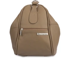 Kuprinė damski skórzany torebka 2w1 Beltimore taupe 019