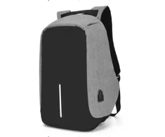 Kuprinė Su USB Lizdu - Violetinė
