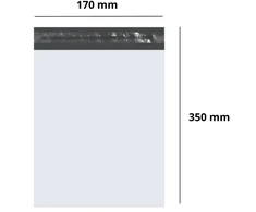 Lean Kurjeriniai Vokai, 100 vnt., 170x350 mm