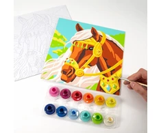 Kūrybinis spalvinimo rinkinys „Colorizzy Žirgai”