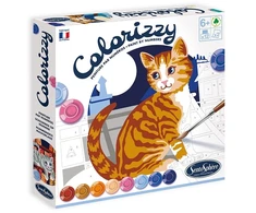 Kūrybinis tapybos pagal skaičius rinkinys „Colorizzy Katės”