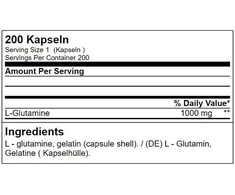L-glutamino kapsulės GN Glutamine Tera Caps 200 kapsulių