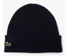 Lacoste Briaunota vilnos kepurė Tamsiai mėlyna - RB0001-166