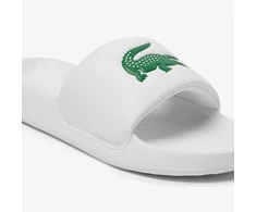 Lacoste SERVE SLIDE 1.0 125 1 CMA šlepetės, baltos/žalios (749CMA002108261)