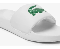 Lacoste SERVE SLIDE 1.0 125 1 CMA šlepetės, baltos/žalios (749CMA002108261)