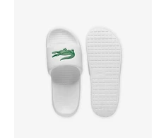 Lacoste SERVE SLIDE 1.0 125 1 CMA šlepetės, baltos/žalios (749CMA002108261)