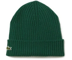 Lacoste Vilnonė briaunota kepuraitė Žalia - RB0001-132