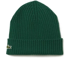 Lacoste Vilnonė briaunota kepuraitė Žalia - RB0001-132