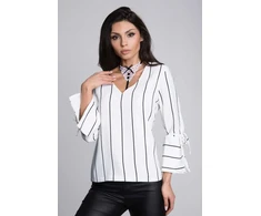 Lady Boss Collet Balta petnešėlė