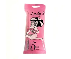 Lady2 neišardomi dviašmeniai moteriški skustuvai 5 vnt