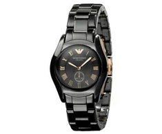 Laikrodis ARMANI AR1412. Kwarcowy, Kolor juoda. Kobieta.