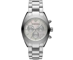 Laikrodis ARMANI AR5960. Kwarcowy, Kolor sidabrinė. Kobieta.