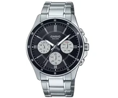 Laikrodis CASIO MTP-1374D-1A3. Kwarcowy, Kolor juoda. Mężczyzna.