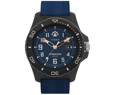 Laikrodis TIMEX TW2V40300. Słoneczny, Kolor mėlyna. Mężczyzna.