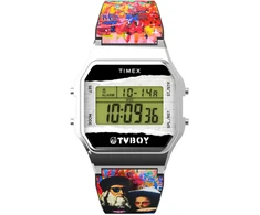 Laikrodis TIMEX TW2Y46800. Kwarcowy, Kolor raudona. Unisex.