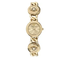 Laikrodis VERSACE VE3C00222. Kwarcowy, Kolor auksinė. Kobieta.