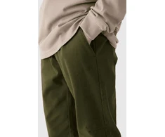 Laisvalaikio kelnės su guma Jogger 4F Chaki spalvos