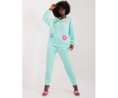 Veliūrinis kostiumas moterims ITALY MODA DHJ-KMPL-8655.05
