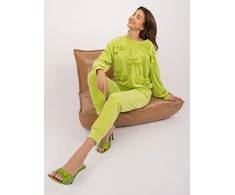 Veliūrinis kostiumas moterims ITALY MODA DHJ-KMPL-8850.68