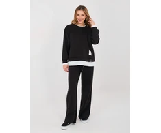 Laisvalaikio kostiumas moterims-IT-KMPL-22230.18-juoda
